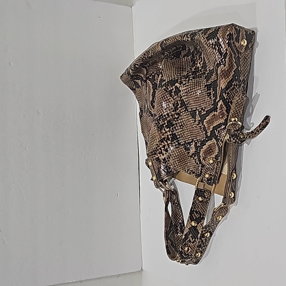 Stuart Weitzman Python Hobo Studded Shoulder Bag … - image 8